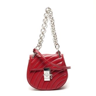 Chlo&eacute; Drew Leather Shoulder Bag (Pre-Owned)