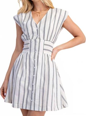 Glam Jill Dress In Black And White