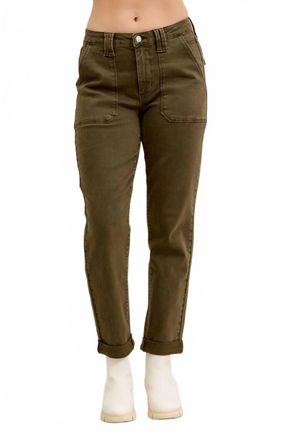 Judy Blue High Waist Aurora Weekender Jeans In Forest