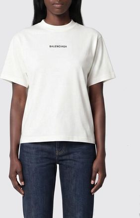 Balenciaga T-shirts in cotone con logo Balenciaga