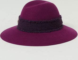 Borsalino Cappello Claudette Borsalino in feltro lana con applicazione gioiello