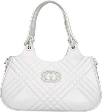 La Carrie Grate Ilary Leren Handtas - Dames - Handtassen - Wit - ONE Size - Leer - Tassen