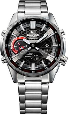Casio Casio Edifice Analog Watch Silver Black ECB-S100YD-1APR-PERSON