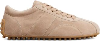 Tod's Schoenen, Dames, Roze, 38 1/2 EU, Leer, Sneakers Powder