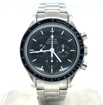 Omega Pre-owned Omega Speedmaster Chronograph Hand Wind Black Dial Mens Watch 3590.50.00