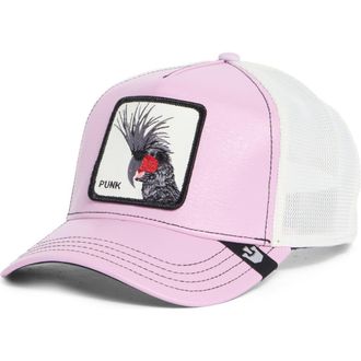 Goorin Brothers Piel Punk Patch Trucker Hat in Lilac at Nordstrom Rack
