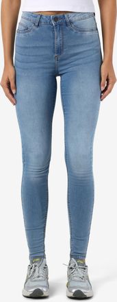 Noisy May Skinny-fit-Jeans NOISY MAY NMCALLIE HW SKINNY JEANS VI059LB NOOS, Damen, Gr. 25, L&auml;nge 30, blau (light blau denim), Denim/Jeans, Obermaterial: 75% Bau