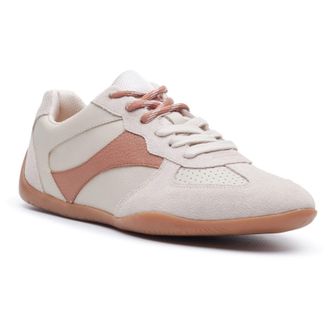 Hush Puppies Jovie Leren Dames TAUPE Sneakers