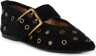 Seychelles Womens Abbey Suede Flats In Black