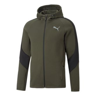Puma Evostripe Full Zip Hoodie Green 672386-70