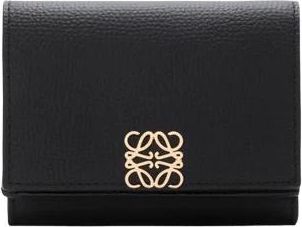 Loewe Anagram Trifold Wallet - female - Loewe - Wallets & Cardholders - Black - ONE SIZE - Accessories