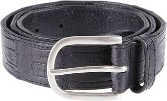 Orciani Classic Cocco Crocodile Leather Belt