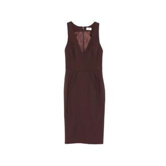 Elisabetta Franchi Dames, Jurken, Bruin, Maat: XL