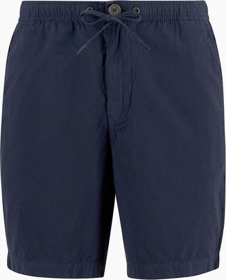 Barbour Mens Barbour Washed Oxford Relaxed Short - Navy - Size: 37/36/32