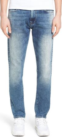 Mavi James Skinny Fit Jeans in Mid Patched Ripped at Nordstrom, Size 33 X 33