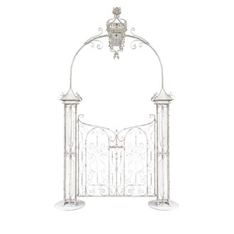 Wanderlust Deco Puertas con arco de metal 184.79x61.6x299.72h cm