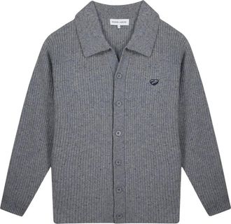 Maison Labiche Cardigan Col Chemise - Jackets - Hombre - Gris - L