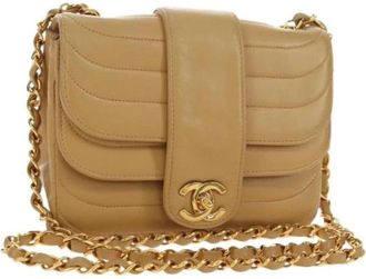 Chanel Pre-owned Vintage Schoudertas - Dames - Vintage Schoudertas - Beige - ONE Size - Vintage