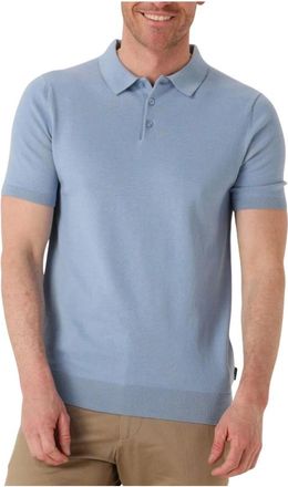 Saint Steve Saint Steve, Tops, Heren, Blauw, 2Xl, Katoen, Blauwe Chris Polo Shirt Veelzijdige Stijl
