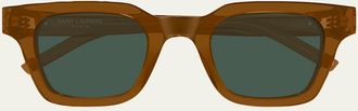 Saint Laurent SL M157 Recycled Acetate Square Sunglasses