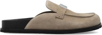 Tory Burch Leelee Schoenen - Dames - Slip ons - Beige - 40 EU - Leer - Schoenen