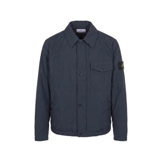 Stone Island Logo-patch Button-fastening Jacket