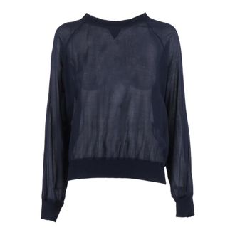 Aspesi Top Donna - female - Aspesi - Long Sleeve T-Shirts - Black - L - Tops