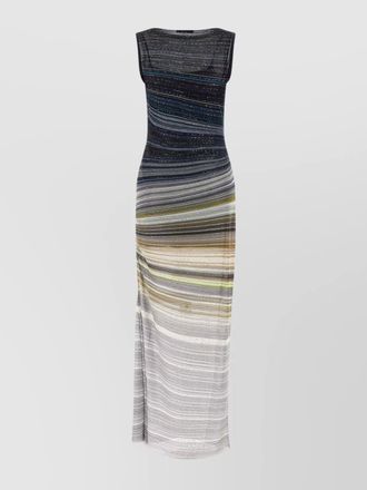 Missoni fitted sleeveless dress side slit