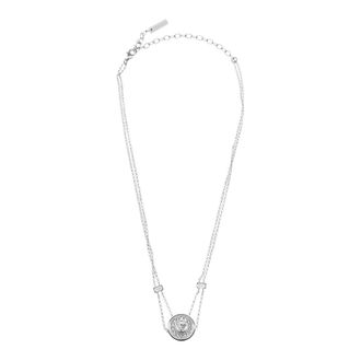 Versace Medusa Hoofd Ketting - Dames - Accessoires - Wit - Maat: ONE Size