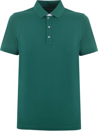 Fay Stretch Cotton Polo Shirt