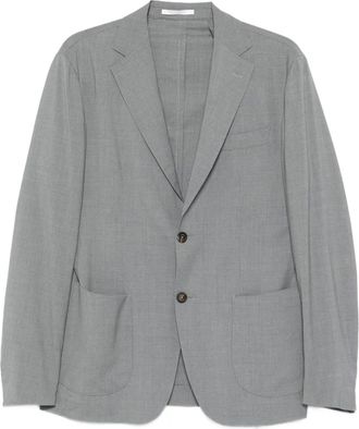 Eleventy Blazer met enkele rij knopen - Grijs