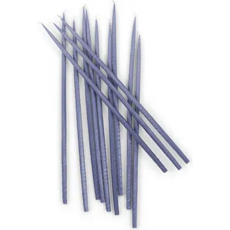 British Colour Standard Thin Taper Candles - Set of 12 in Midnight Blue at Nordstrom