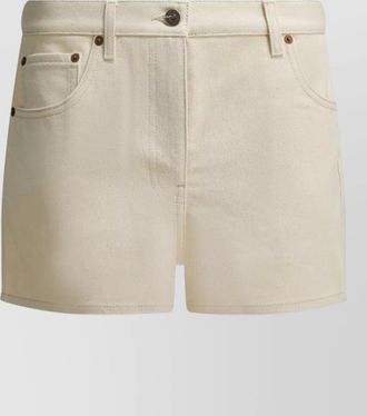 Valentino Garavani denim short shorts