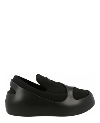 Ferragamo Lunar Paneled Slip-On Sneakers