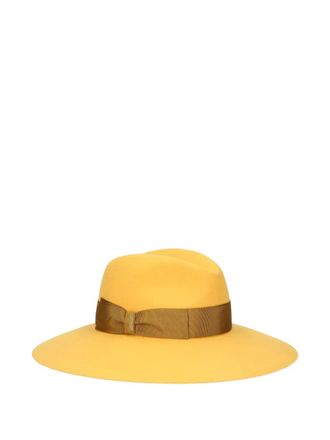 Borsalino Sophie hat - women - Wool Felt - M - Yellow