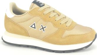 Sun 68 Lycra Camel Runner Sneakers - Dames - Sneakers - Geel - 41 EU - Schoenen