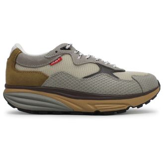 Mbt Narita Leather Textile Womens Outdoor Shoes - Tan - Size:UK 4.5
