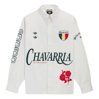 adidas x Chavarria Button Up Shirt Asia Sizing Off White KV1980