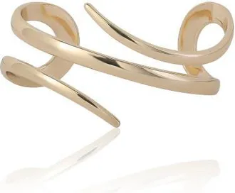 BCBGeneration Spiral Wrap Cuff Bracelet in Gold Tone at Nordstrom
