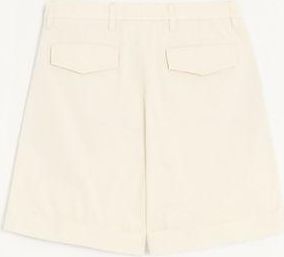 Valentino Bermuda In Denim Con Risvolto Uomo ECRU 44