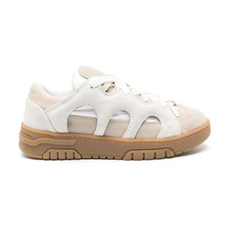 Santha Santha, Schoenen, Heren, Wit, 42 EU, Leer, Model 1 Sneakers
