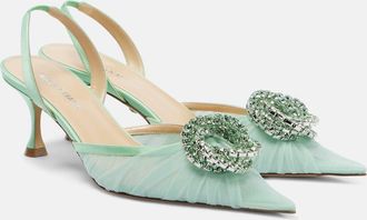 Mach & Mach Pumps slingback Galaxy 65 decorate