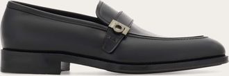 Ferragamo Men Loafer with Hug buckle Black Size 10.5