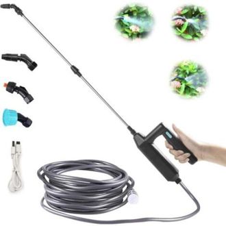 OEM Pulverizador El&eacute;ctrico Para Plantas Con P&eacute;rtiga Telesc&oacute;pica De 60-110 Cm Y 3 Boquillas De Nebulizaci&oacute;n, Pulverizador A Bater&iacute;a - Manguera De 3 M -crez