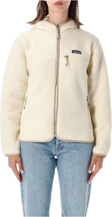 Patagonia Retro Pile Hoody - Dames - Fleece jassen - Beige - M - Polyester - Fitness