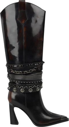 Alma En Pena Beaded Boot - Dames - Cowboylaarzen - Bruin - 37 EU - Schoenen