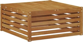 vidaXL Mesa De Exterior Madera De Acacia S&oacute;lida Natural Vidaxl