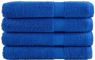 vidaXL Asciugamani per Sauna solund 4 pz Blu 80x200cm 600gsm - Vidaxl