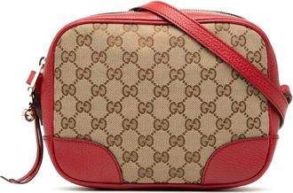 Gucci Pre-owned Cross Body Bags, female, Brown, Size: ONE SIZE Pre-owned Camera Crossbody Bag
