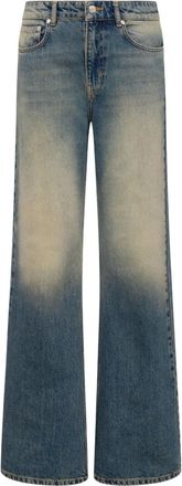 Moschino Jeans con effetto schiarito - Blu